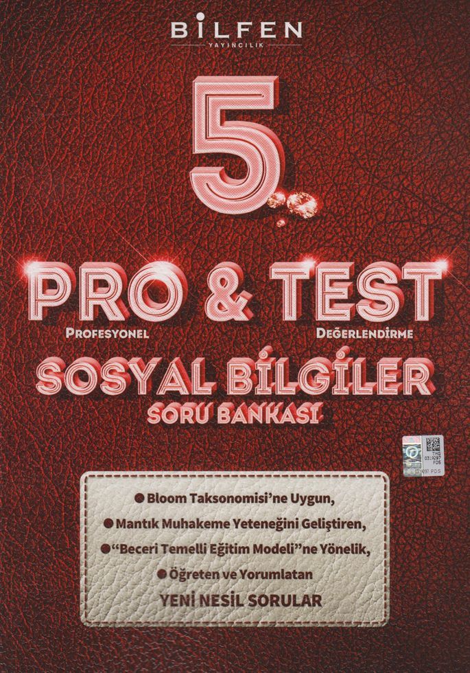 Bilfen Yayıncılık 5. Sınıf Sosyal Bilgiler ProTest Soru Bankası