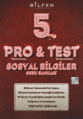 Bilfen Yayıncılık 5. Sınıf Sosyal Bilgiler ProTest Soru Bankası