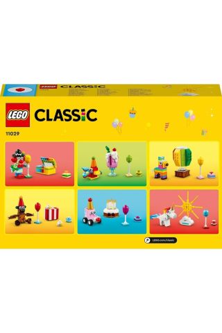 ® Classic Yaratıcı Parti Kutusu 11029 - 5 Yaş ve Üzeri Çocuklar için Yapım Seti (900 Parça)