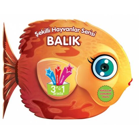 Parıltı Yayınları Şekilli Hayvanlar Serisi - Balık