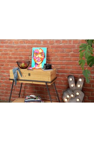 5000 Kalın Uçlu Akrilik Markör 5'li Paket (turuncu Sarı Mavi Pembe Turkuaz) 5-10 Mm Kesik Uç