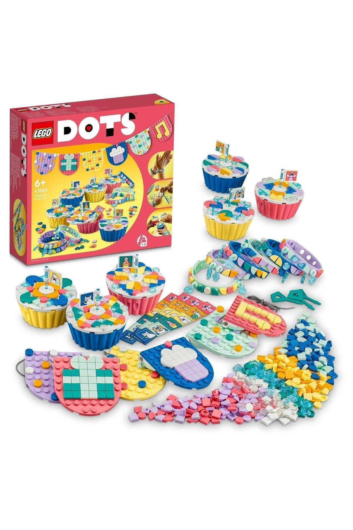 ® DOTS Muhteşem Parti Seti 41806 - Çocuklar İçin Yaratıcı Kendin Yap Süsleme Seti (1154 Parça)