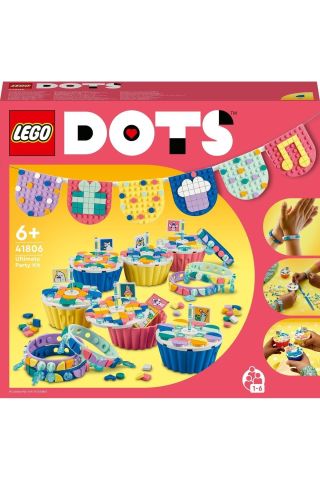 ® DOTS Muhteşem Parti Seti 41806 - Çocuklar İçin Yaratıcı Kendin Yap Süsleme Seti (1154 Parça)