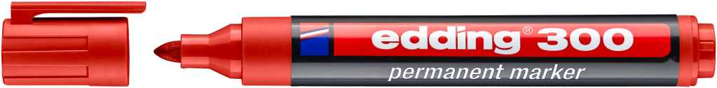 Edding Permanent Markör Kirmizi (e-300)