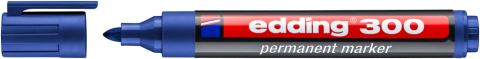 Edding Permanent Markör Mavi̇ (e-300)
