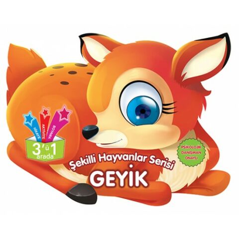 Parıltı Yayınları Şekilli Hayvanlar Serisi - Geyik