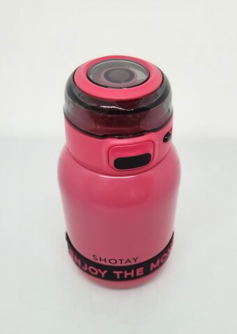 Shotay ST-8901 Enjoy 600ML Termos Matara Pembe - Siyah