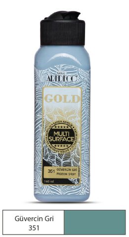 Artdeco Gold Multi-Surface Akrilik Boya 140ml Güvercin Gri 351