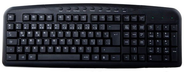 Everest KB-628U Siyah USB Q Multimedia Kablolu Klavye