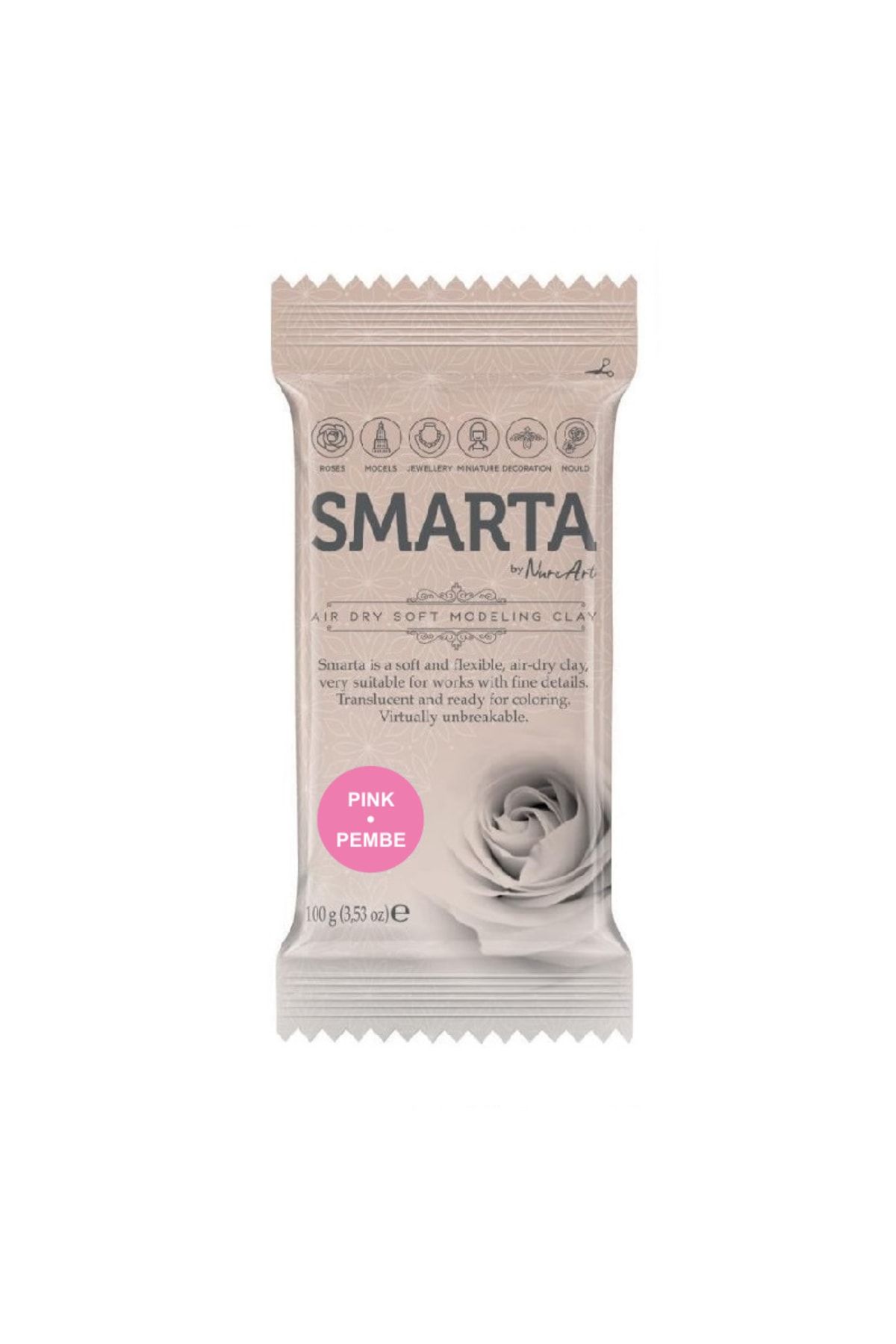 Modelleme Hamuru 100 Gr. Kil Pembe