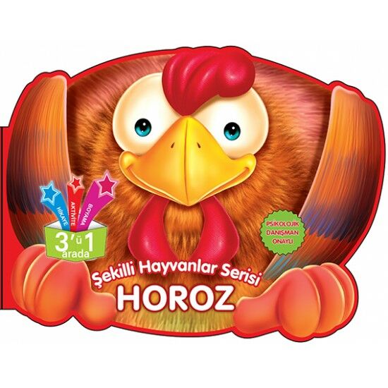 Parıltı Yayınları Şekilli Hayvanlar Serisi - Horoz
