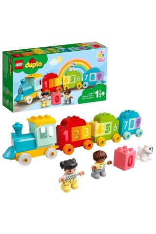 ® DUPLO® İlk Sayı Treni - Saymayı Öğren 10954 -Küçük Çocuklar İçin Oyuncak Yapım Seti (23 Parça)