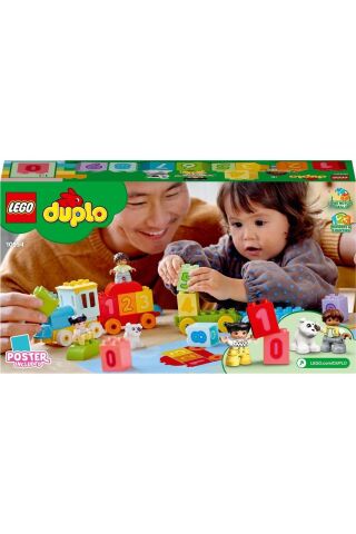 ® DUPLO® İlk Sayı Treni - Saymayı Öğren 10954 -Küçük Çocuklar İçin Oyuncak Yapım Seti (23 Parça)
