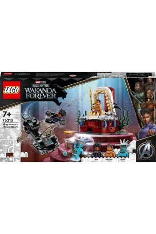 ® Marvel Kral Namor’un Taht Odası 76213 - 7 Yaş ve Üzeri için Oyuncak Yapım Seti (355 Parça)