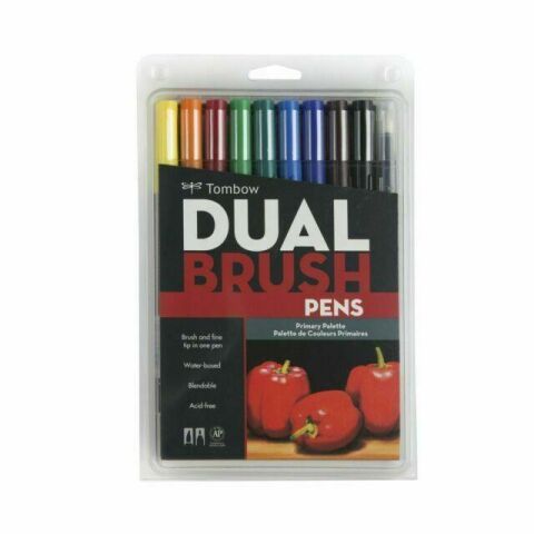 Tombow Dual Brush Pen Set 10'lu