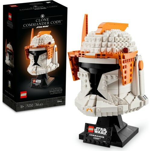 LEGO® Star Wars™ Helmet Klon Komutanı Cody™ Kaskı 75350 - Yetişkinler için Koleksiyonluk Sergileme Modeli Yapım Seti (776 Parça)