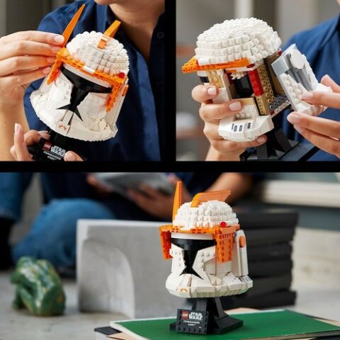 LEGO® Star Wars™ Helmet Klon Komutanı Cody™ Kaskı 75350 - Yetişkinler için Koleksiyonluk Sergileme Modeli Yapım Seti (776 Parça)