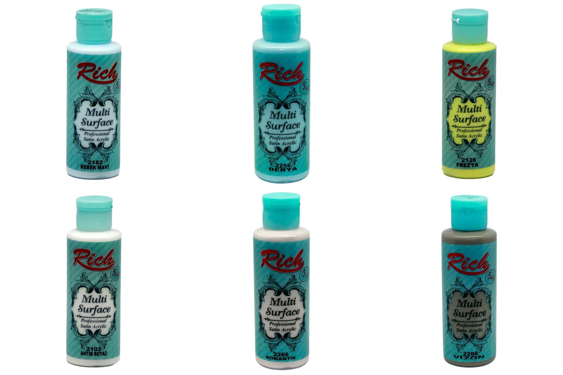 Rich 130cc Multisurface Akrilik Soft Renk Seti