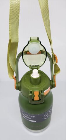 Shotay Phone Holder ST-8250 Kulplu-Askılı Pipetli-Pipetsiz 2 farklı kullanım 1000ml Matara Yeşil