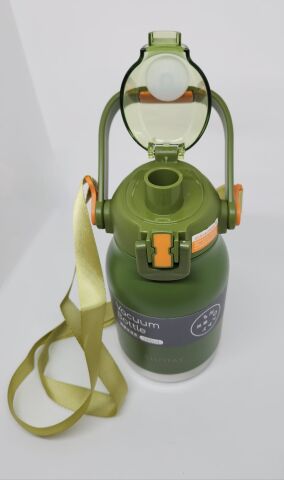 Shotay Phone Holder ST-8250 Kulplu-Askılı Pipetli-Pipetsiz 2 farklı kullanım 1000ml Matara Yeşil