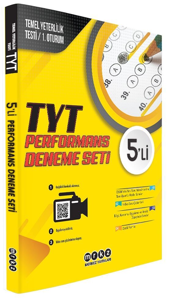 Merkez Yayınları TYT Performans 5 li Deneme Seti