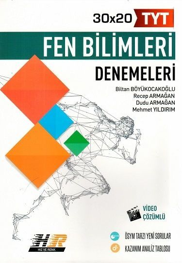 Hız ve Renk Yayınları TYT Fen Bilimleri 30 x 20 Denemeleri