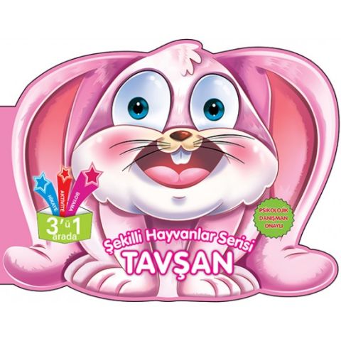 Parıltı Yayınları Şekilli Hayvanlar Serisi - Tavşan