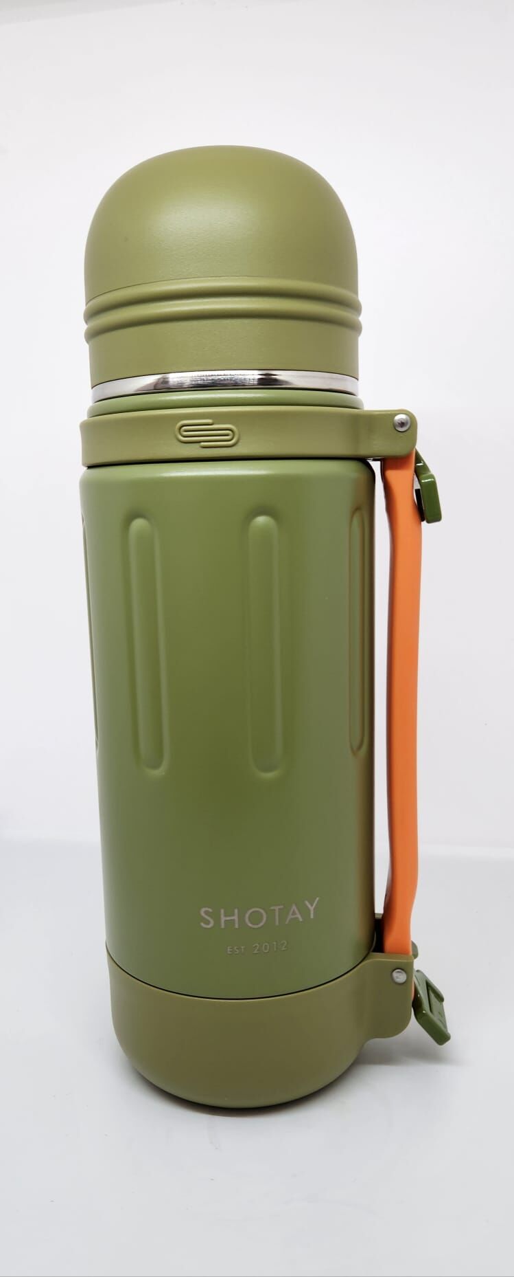 Shotay Take Trıp ST-8255 1200ml Matara Haki-Turuncu