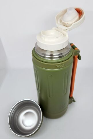 Shotay Take Trıp ST-8255 1200ml Matara Haki-Turuncu