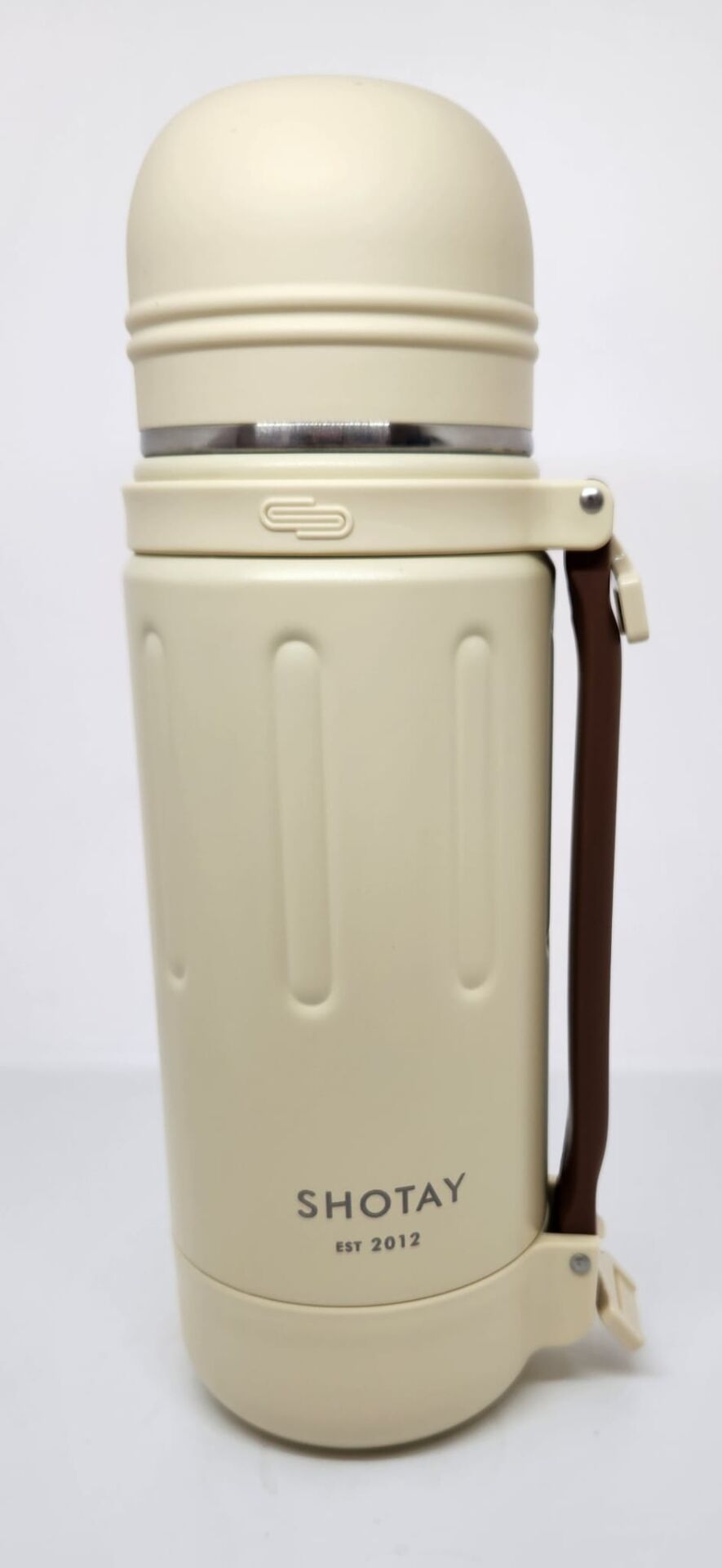 Shotay Take Trıp ST-8255 1200ml Matara Krem - Kahverengi