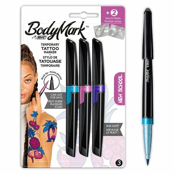 Bic BodyMark Dövme Kalemi 3 Renk
