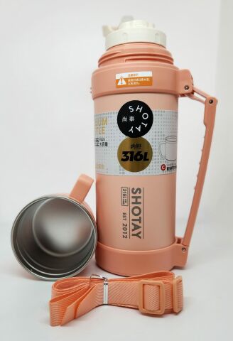 Shotay Nature ST-8235 1200ml Termos Matara Pembe