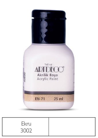 Artdeco Akrilik Boya 25ml Ekru 3002