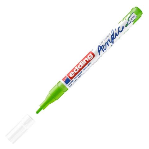 Edding 5300 Akrilik Markör 1-2mm Yuvalak Uç Sarı-yeşi̇l