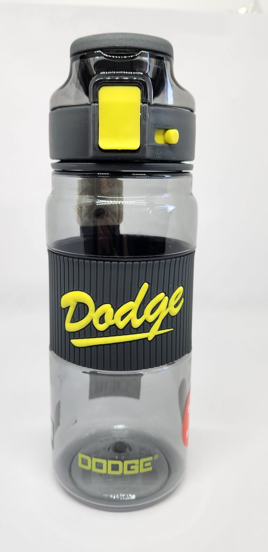 Shotay DL-24637 670ML Pipetli-Pipetsiz Tritan Siyah Şeffaf Matara Taşıma Aparatlı
