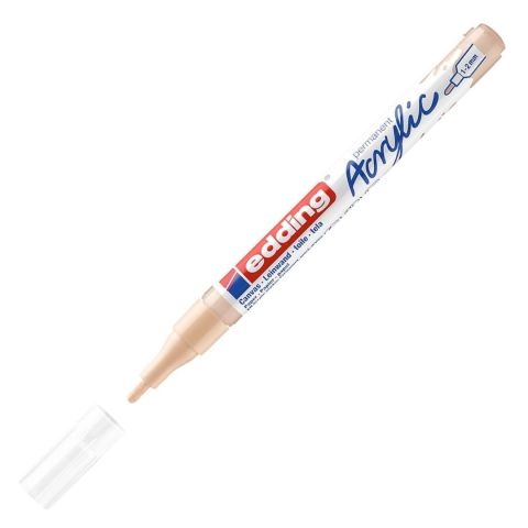 Edding 5300 Akrilik Markör 1-2mm Yuvalak Uç Bej