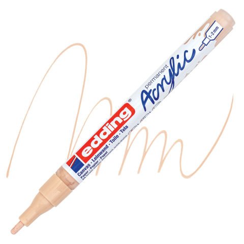 Edding 5300 Akrilik Markör 1-2mm Yuvalak Uç Bej