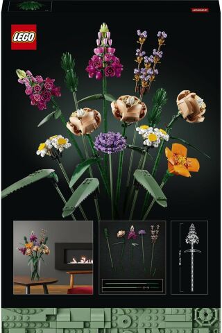 ® ICONS Çiçek Buketi 10280 - Yetişkinler İçin Koleksiyonluk Dekoratif Yapım Seti (756 Parça)