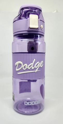 Shotay DL-24637 670ML Pipetli-Pipetsiz Tritan Mor Şeffaf Matara Taşıma Aparatlı