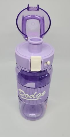 Shotay DL-24637 670ML Pipetli-Pipetsiz Tritan Mor Şeffaf Matara Taşıma Aparatlı