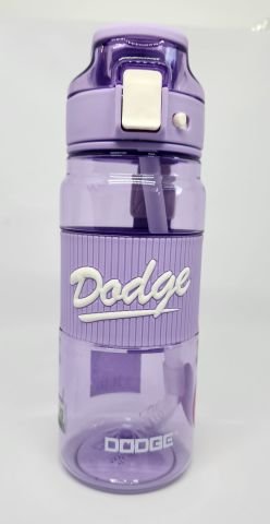 Shotay DL-24637 670ML Pipetli-Pipetsiz Tritan Mor Şeffaf Matara Taşıma Aparatlı