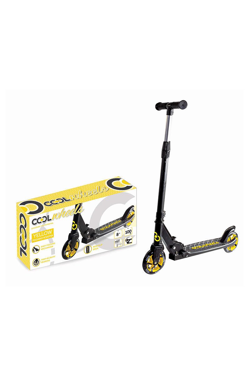 Cool Wheels Metal 2 Tekerlekli Katlanabilir Scooter 8+Yaş Sarı