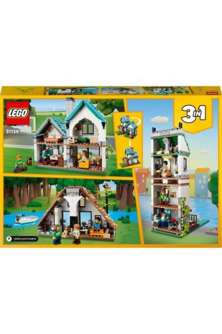 ® Creator Şirin Ev 31139 - 8 Yaş ve Üzeri Çocuklar için Yaratıcı Oyuncak Yapım Seti (808 Parça)