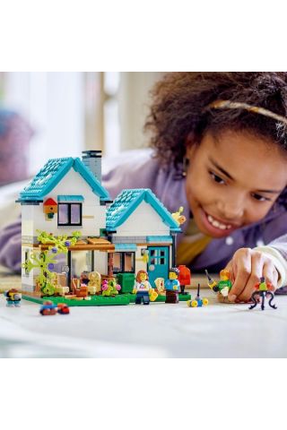 ® Creator Şirin Ev 31139 - 8 Yaş ve Üzeri Çocuklar için Yaratıcı Oyuncak Yapım Seti (808 Parça)
