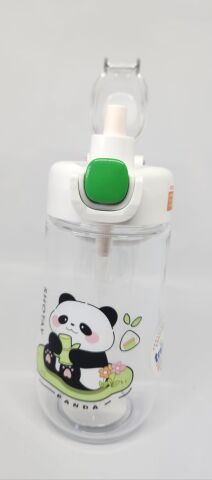 Shotay ST-7011 500ML Pipetli-Pipetsiz Tritan Beyaz Şeffaf Matara Taşıma Aparatlı