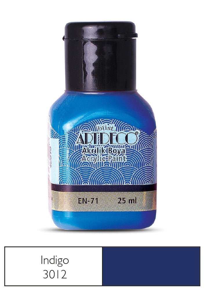 Artdeco Akrilik Boya 25ml İndigo 3012