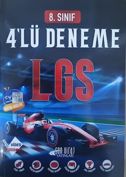 Son Viraj Yayınları 8. Sınıf LGS 4 lü Deneme