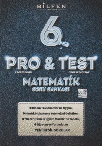 Bilfen Yayıncılık  6. Sınıf Matematik ProTest Soru Bankası