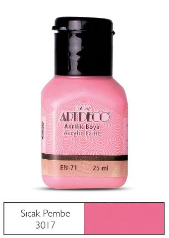 Artdeco Akrilik Boya 25ml Sıcak Pembe 3017