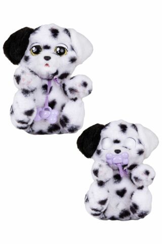 Baby Paws Sesli Yavru Köpek Pelüş 20 cm Dalmaçyalı Mor Çanta